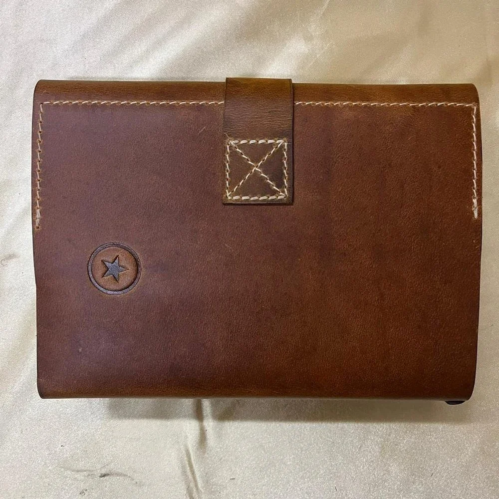 NWT Aaron Leather Goods 1pc plain diary